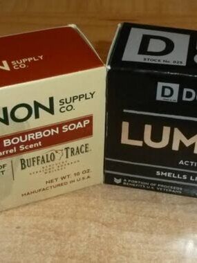 Duke Cannon Big Ass Lump of Coal & Oak Barrel Soap - 10 Oz Bars